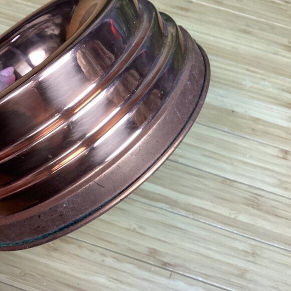 Vintage Copper Bunt Pan Tin Lined - Picture 7 of 10